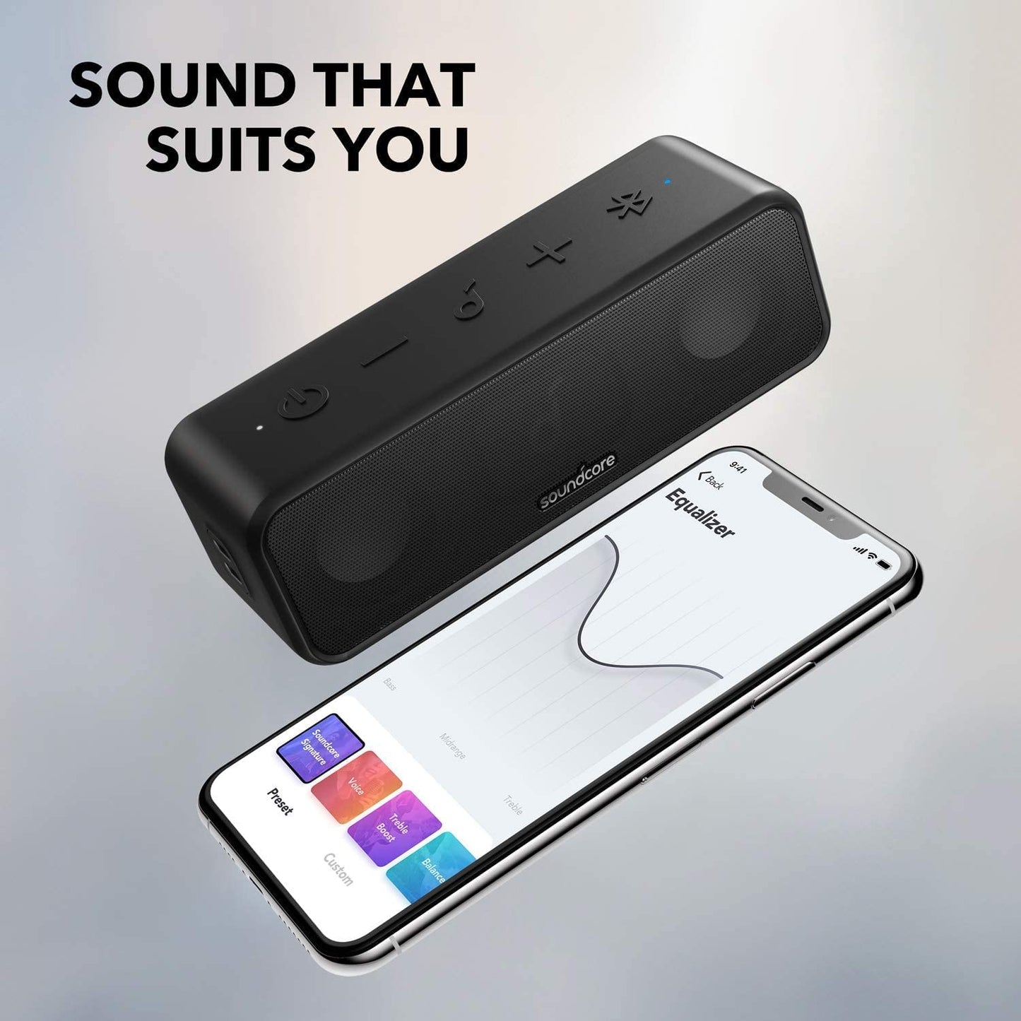 Anker 3 Portable Bluetooth Speaker - Wireless, IPX7 Waterproof, 24H Playtime, Pure Titanium Diaphragm Drivers, Partycast, Bassup, Custom EQ App - for Home, Shower, Outdoor, and Beach